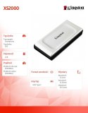 Kingston Dysk SSD XS2000 4000GB USB3.2 Gen2.2 zewnętrzny