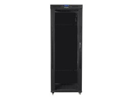 Lanberg Szafa instalacyjna rack stojąca 19 42U 800x1000 czarna, drzwi szklane LCD (Flat pack)