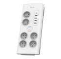 Philips Listwa antyprzepięciowa 6 gniazd AC Fr 40W, 2 m