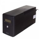 Digitus Zasilacz awaryjny UPS Line-Ineractive LCD, 800VA/480W, 1x12V/9Ah, AVR, 2xSCHUKO, USB, RJ11