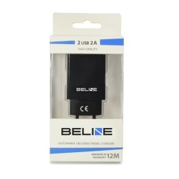 Beline Ładowarka sieciowa 2xUSB 2A czarna