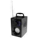 Media-Tech Głośnik BOOMBOX SILVER MT3179 Bluetooth 5.1+EDR/FM/MP3/MicroSD/USB/AUS/Pilot/USB-C/LED/RMS 15W/PMPO 600W