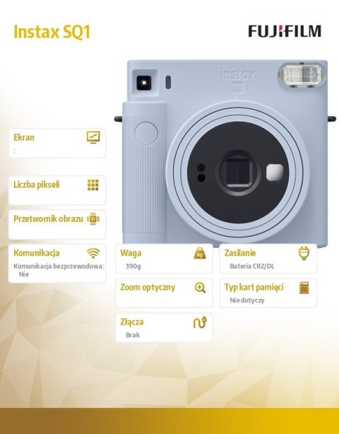 Fujifilm Aparat Instax SQ1 niebieski