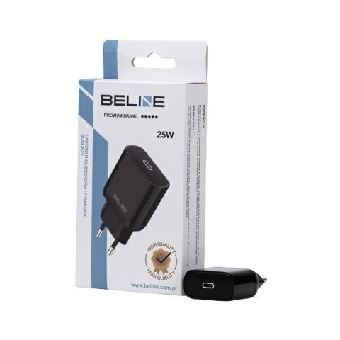 Beline Ładowarka sieciowa 25W GaN USB-C PD 3.0 bez kabla, czarna