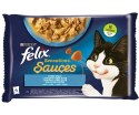 FELIX Sensations Ryba w sosie - mokra karma dla kota - 4x 85g