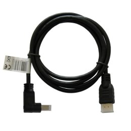 Kabel SAVIO cl-04 (HDMI M - HDMI M; 1,5m; kolor czarny)