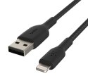 Belkin Kabel Braided USB- Lightning 15cm czarny