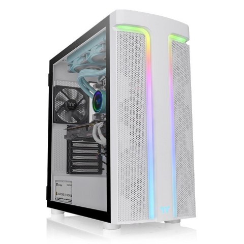 Thermaltake Obudowa - H590 Snow Tempered Glass ARGB podświetlenie LED Lightstrip