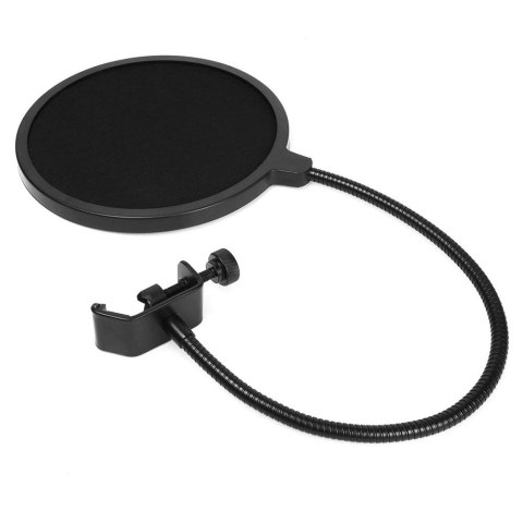 Media-Tech Mikrofon pojemnościowy, studyjny z zestawem akcesoriów STUDIO AND STREAMING MICROPHONE MT397K (Czarny)