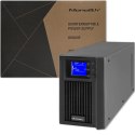 Qoltec Zasilacz awaryjny UPS | On-line | Pure Sine Wave | 2kVA | 1.6kW |LCD | USB