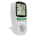 Qoltec Watomierz Licznik zużycia energii PM0627 z historią pomiaru | 3680W | 16A | LCD