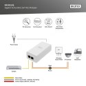 Digitus Zasilacz/Adapter PoE 802.3af, max. 48V 15.4W Gigabit 10/100/1000 Mbps, aktywny, Biały