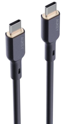 AUKEY CB-SCC101 silikonowy kabel USB C - USB C | 1m | 5A | 100W PD | 20V