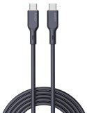 AUKEY CB-SCC101 silikonowy kabel USB C - USB C | 1m | 5A | 100W PD | 20V