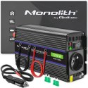 Qoltec Przetwornica napięcia Monolith 1200 MS Wave | 12V na 230V | 600/1200W | USB