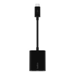 Belkin Adapter przejściówka 2xUSB-C Audio+Charge rockstar