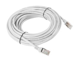 Patchcord UTP Lanberg PCU5-10CC-1000-S (RJ45 - RJ45 ; 10m; UTP; kat. 5e; kolor szary)