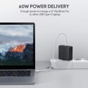 AUKEY PA-D3 ładowarka sieciowa 2xUSB Power Delivery (1xUSB A+1xUSB C) 60W 5.4A