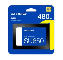 Adata Dysk SSD Ultimate SU650 480GB 2.5 S3 3D TLC Retail