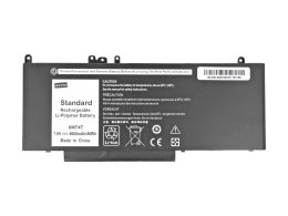 Mitsu Bateria do Dell Latitude E5470, E5570 6000 mAh (46 Wh) 7.4 - 7.6 Volt