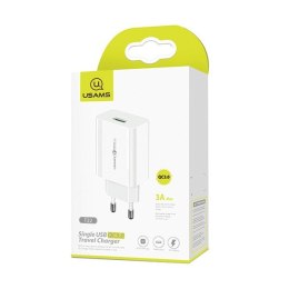 USAMS Ładowarka sieciowa T22 1xUSB 18W QC 3.0