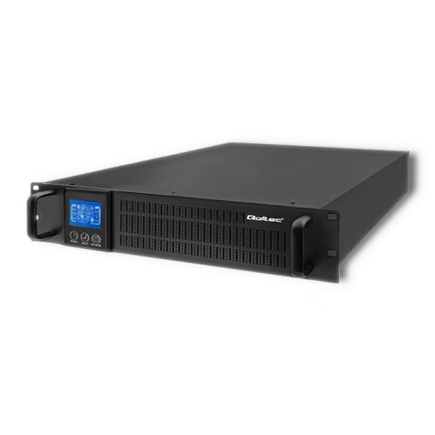 Qoltec Zasilacz awaryjny UPS RACK | 2kVA | 1600W | LCD