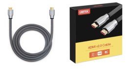 Unitek Kabel HDMI M/M 10m, v2.0, oplot, złoty, Y-C142RGY