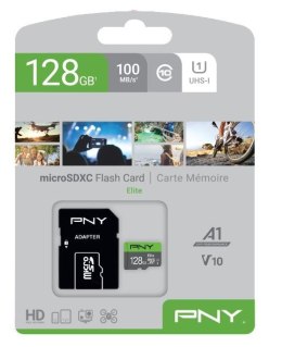 PNY Karta pamięci MicroSDXC 128GB P-SDU128V11100EL-GE