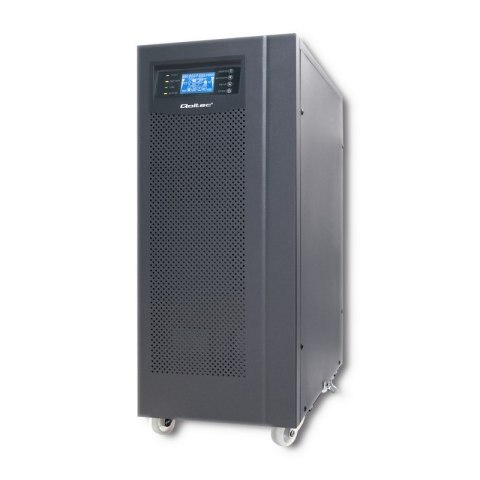 Qoltec Zasilacz awaryjny UPS, on-line, czysta fala sinusoidalna, 10kVA, 8kW, LCD USB