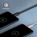 AXAGON BUCM3-CM30AB Kabel USB-C - USB-C, 3.0m, PD 60W, 3A, ALU, oplot, czarny