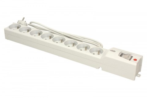 Lestar Listwa przeciwprzepięciowa LX 810, 1L, 1,5m, szara