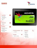 Adata Dysk SSD Ultimate SU650 240GB 2.5 S3 3D TLC Retail