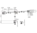 Gembird Ramię dla trzech monitorów biurkowe (regulowane), 17 cali- 27 cali, do 7kg