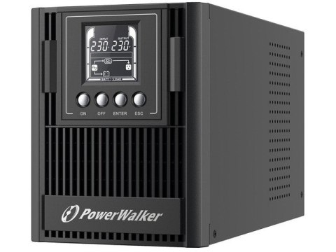 PowerWalker UPS ON-LINE 1000VA AT 3X FR OUT, USB/RS-232, LCD, TOWER, EPO