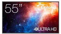 Optoma Monitor wielkoformatowy 55 cali N3551K matowy 24h/7,450cd/m2,USB-C,4K UHD (3840 x 2160),Android 11,Wifi+BT,OMS kod producenta 