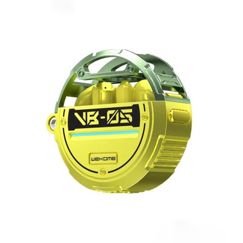 WEKOME Słuchawki bezprzewodowe VB05 Vanguard Series Bluetooth V5.3 TWS z etui ładującym (Zielony)