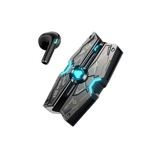 WEKOME Słuchawki bezprzewodowe VB06 Mecha Series - Bluetooth V5.3 TWS z etui ładującym Czarne