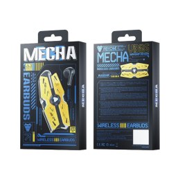 WEKOME Słuchawki bezprzewodowe VB06 Mecha Series - Bluetooth V5.3 TWS z etui ładującym Czarne