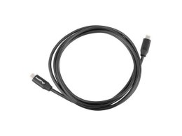 Lanberg Kabel USB-C M/M 2.0 CA-CMCM-40CU-0018-BK Czarny 1.8m