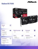 ASRock Karta graficzna Radeon RX 7600 Challenger 8G OC GDDR6 128bit