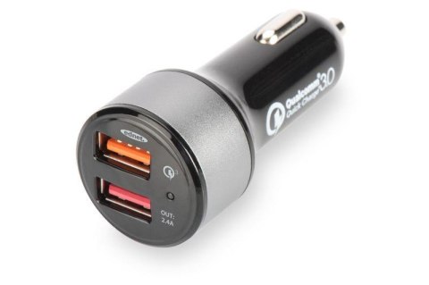 Ładowarka samochodowa Ednet Qualcomm Quick Charge™ 3.0 2xUSB 3A/2,4A