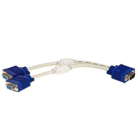 Kabel adapter Akyga AK-AD-20 VGA M - 2x VGA F 0,25m