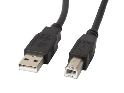 Kabel USB 2.0 Lanberg AM-BM Ferryt 1m czarny