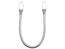 Kabel Verbatim USB-C(M) - USB-C(M) 3.1 Gen 2 0.3m srebrny