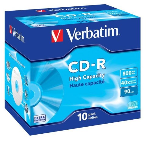 CD-R Verbatim 40x 800MB (Jewel Case 10) EXTRA PROTECTION