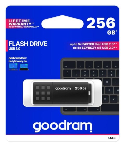 Pendrive GOODRAM 256GB UME3 USB 3.2 Gen 1 Black