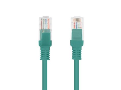 Patchcord Lanberg UTP kat.5e 0,5m zielony