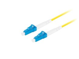 Patchcord światłowodowy Lanberg SM LC/UPC-LC/UPC SIMPLEX 3.0mm LSZH G657A1 2m żółty