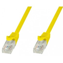 PatchCord Techly Cat.5e UTP CCA 1,5m żółty