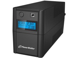 Zasilacz awaryjny UPS Power Walker Line-Interactive 650VA 2X 230V PL OUT, RJ11